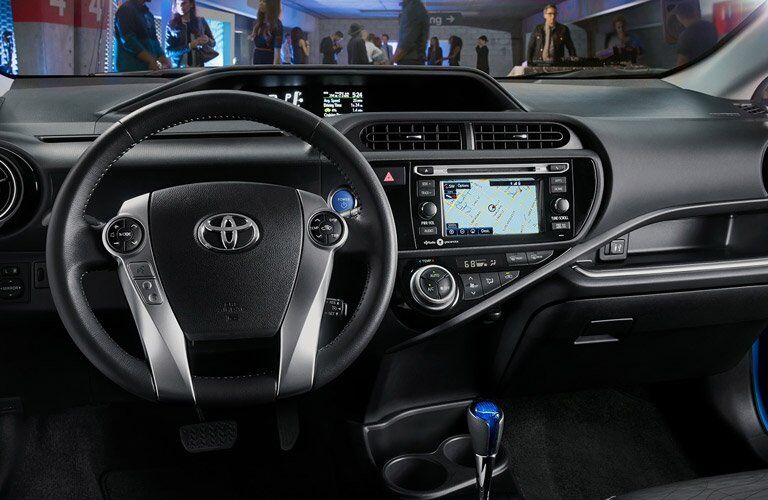 2017 Toyota Prius c dashboard