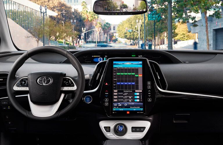 2017 Toyota Prius Prime display