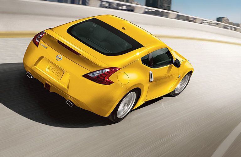 2017 Nissan 370Z yellow back
