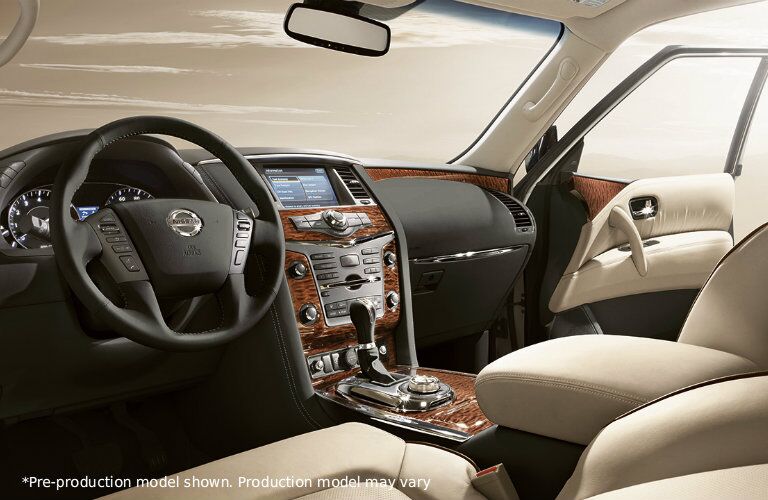 2017 Nissan Armada in Kansas City, MO interior front steering wheel