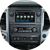 2017 Nissan Titan center display screen