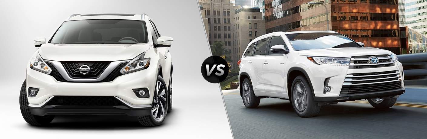 2018 Nissan Murano Vs 2018 Toyota Highlander