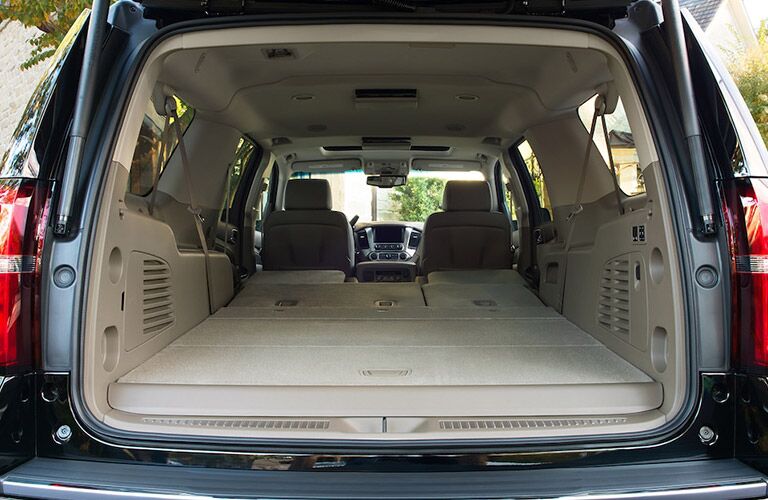 2018 Chevrolet Suburban cargo area view.