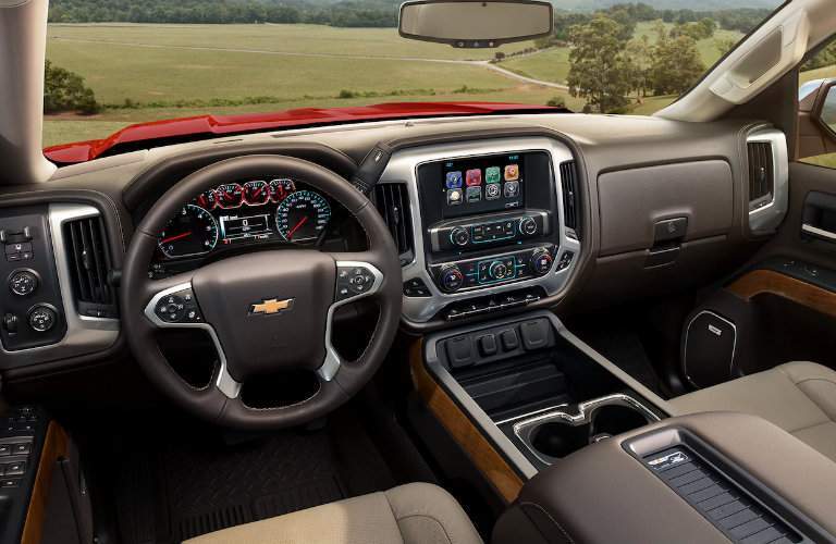 2018 Chevy Silverado 1500 from driver perspective