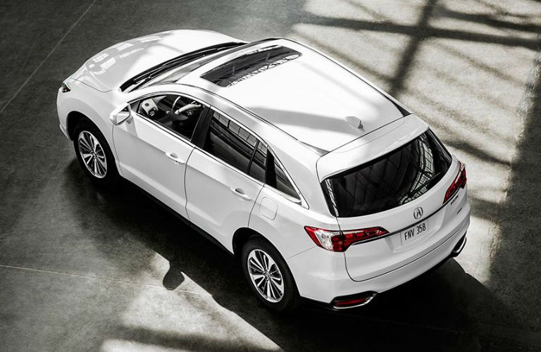 2017 RDX exterior bird's eye view