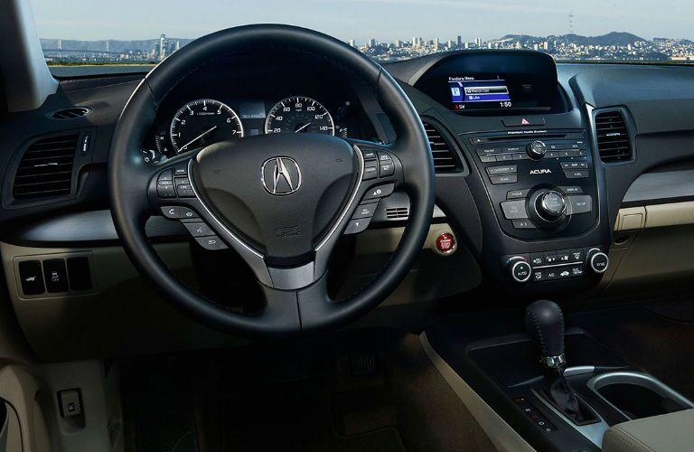 2017 RDX steering wheel and dashboard