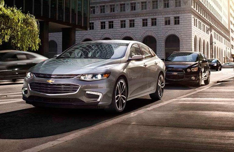 2017 Chevy Malibu front view
