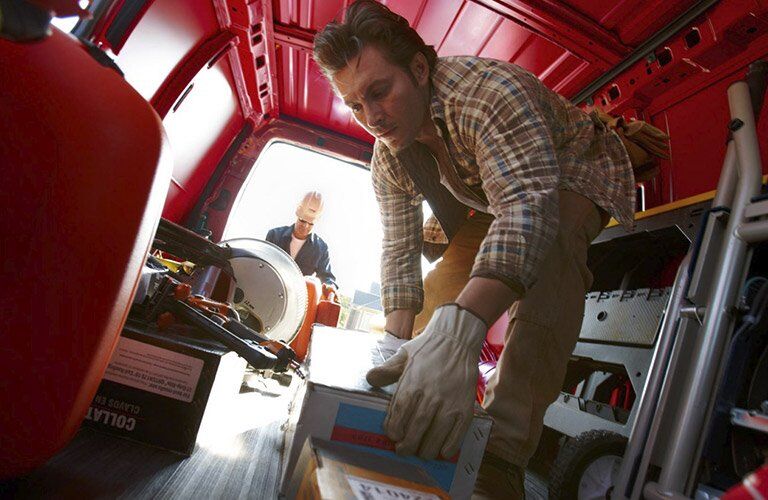 2017 Chevy Express 2500 cargo capacity