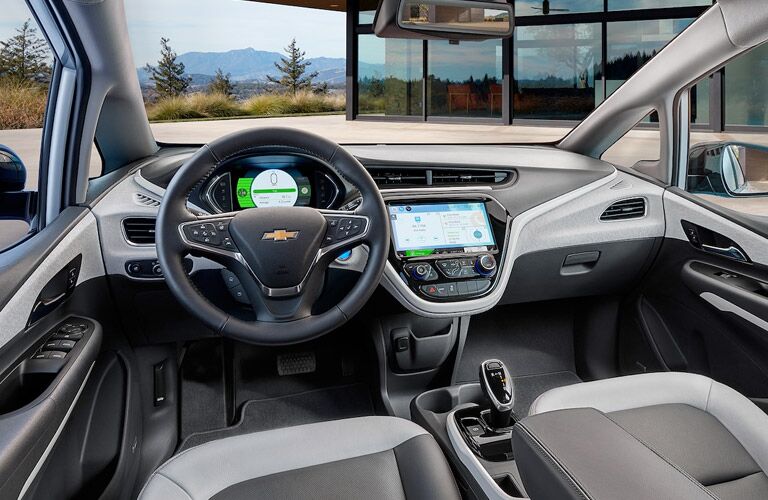 2018 Chevy Bolt EV front interior dashboard