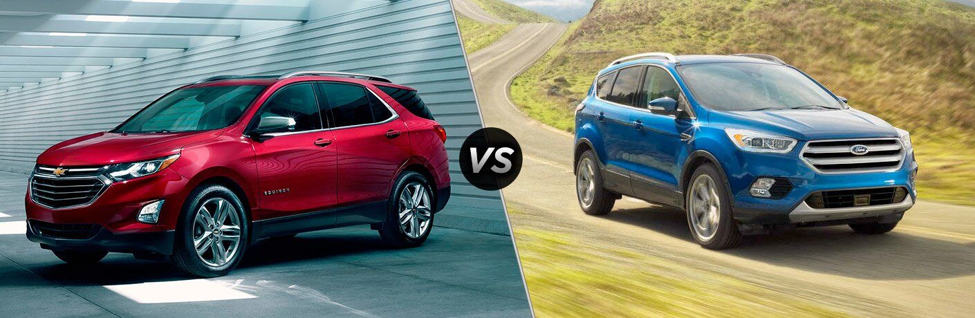 2018 Chevy Equinox vs 2017 Ford Escape