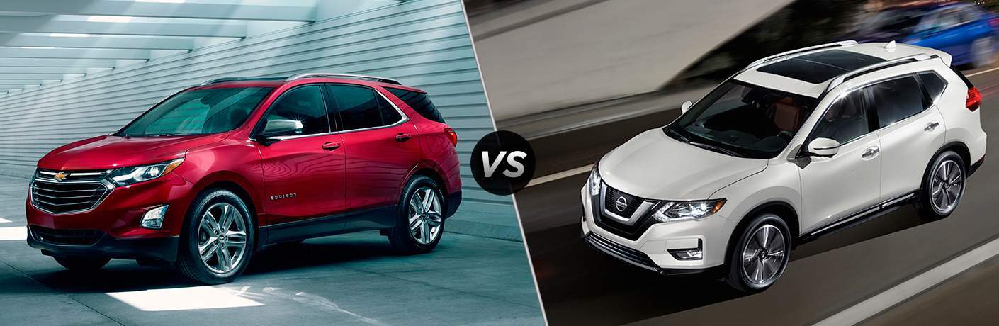 Chevrolet Equinox Vs Nissan Rogue 2018 Chevy Equinox vs 2017 Nissan Rogue