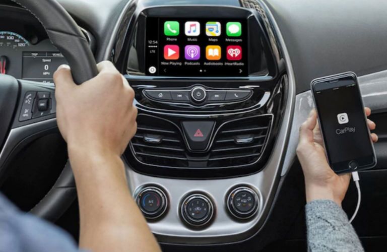 2018 Chevy Spark dashboard and infotainment system