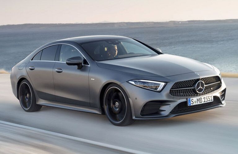 Mercedes-Benz CLS on the road