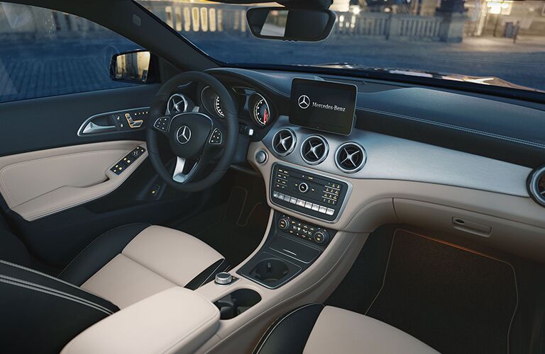 Interior view of 2019 Mercedes-Benz GLA
