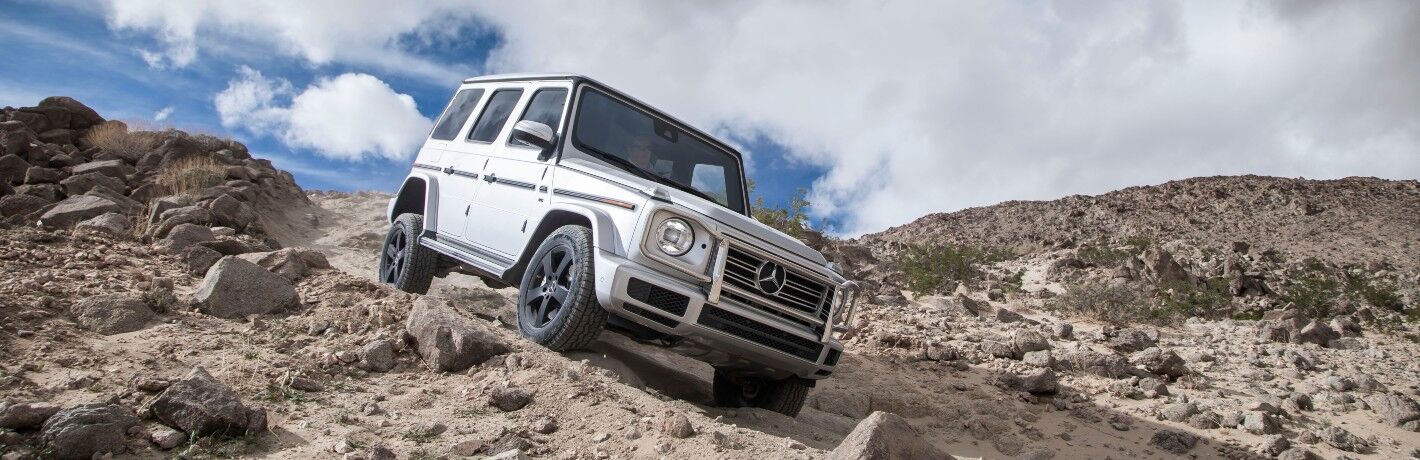 2021 Mercedes-Benz G-Class on rocks