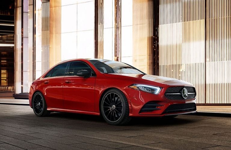 2020 Mercedes-Benz A-Class sedan from exterior front passenger side