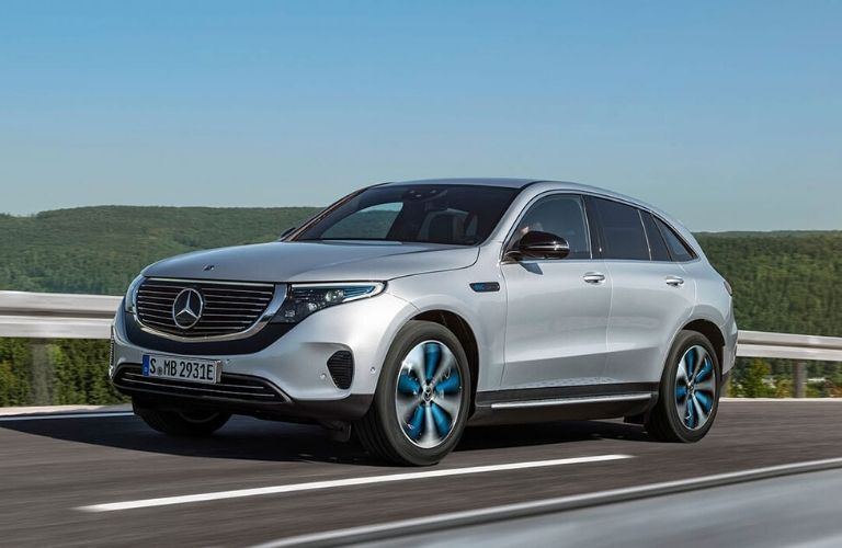 Mercedes-Benz EQC from exterior front drivers side