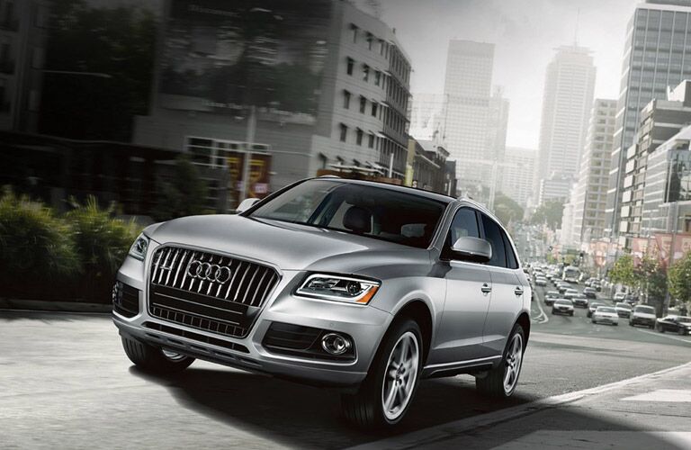Audi Q5 Exterior View in Silver