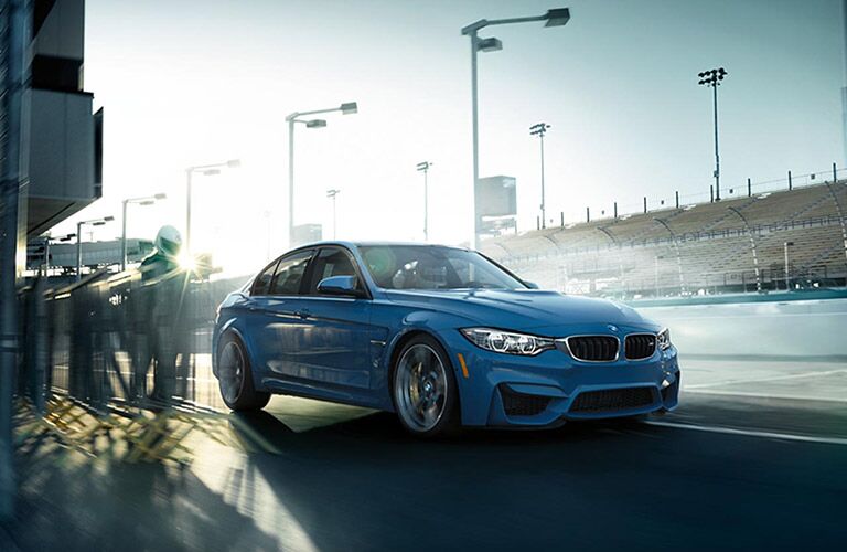 BMW M Series Exterior View in Blue