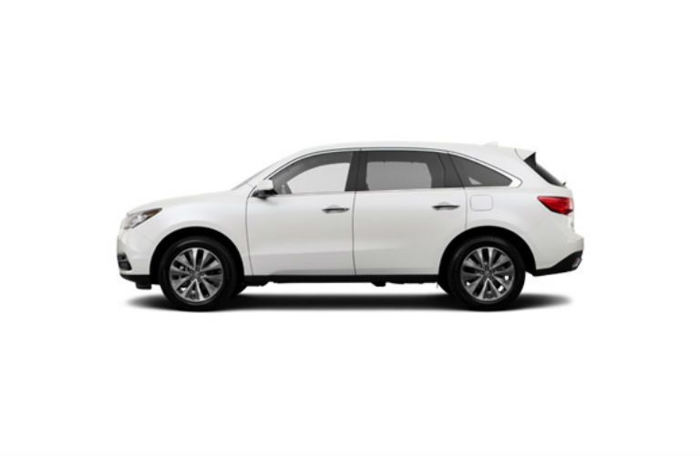 White Side View Exterior Acura MDX SUV