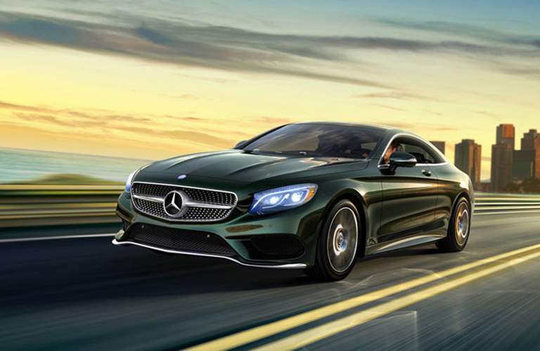 2018 Mercedes-Benz S-Class Coupe driving on road