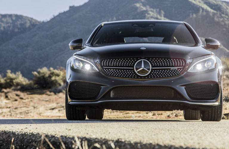 front grille view of the 2018 Mercedes-Benz C-Class