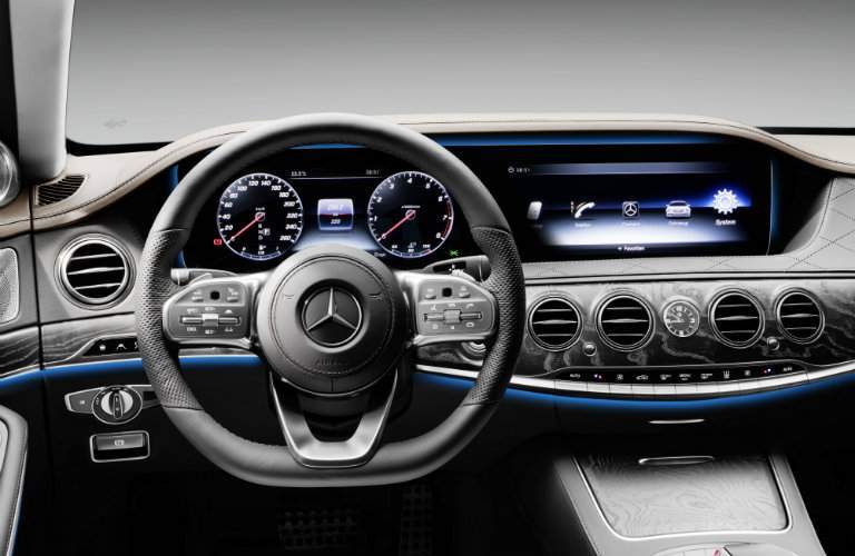 2018 S-Class new dashboard display