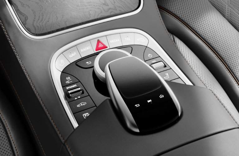 center console control in the 2018 Mercedes-Benz S-Class