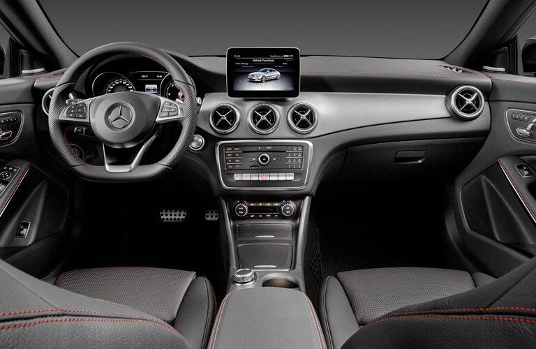 2017 Mercedes-Benz CLA Front Seats Infotainment