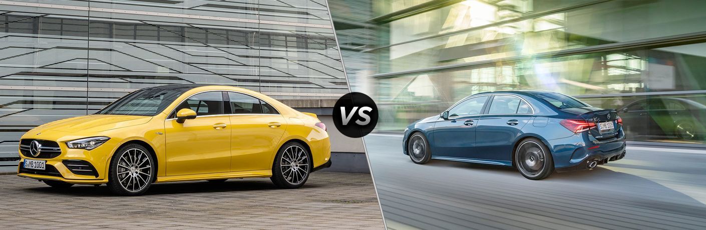 2020 Mercedes Benz Amg Cla 35 Coupe Vs 2019 Mercedes Benz Amg Cla 45 Coupe