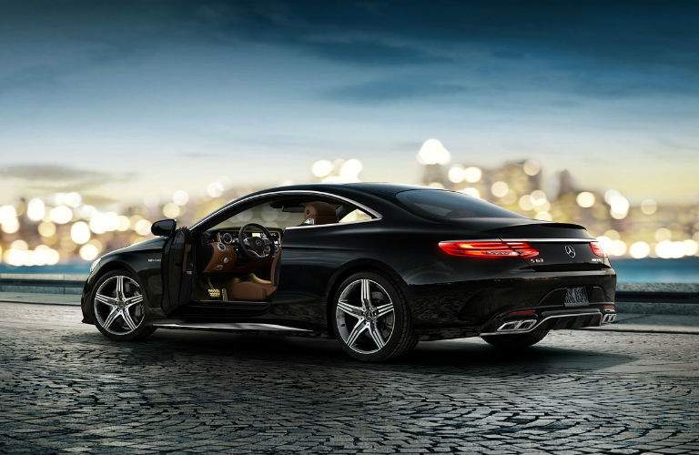 2017 S-Class Coupe in Black with doors open