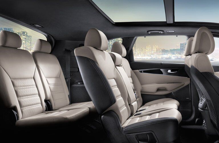 2017 Kia Sorento Seating in Cream