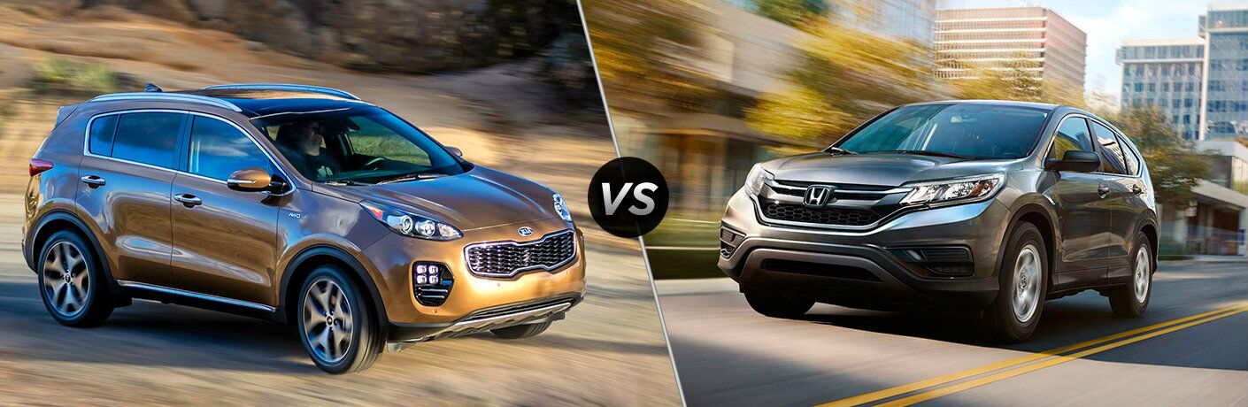 2017 Kia Sportage Vs 2016 Honda Cr V