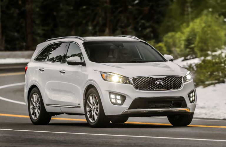 2018 Kia Sorento on the road