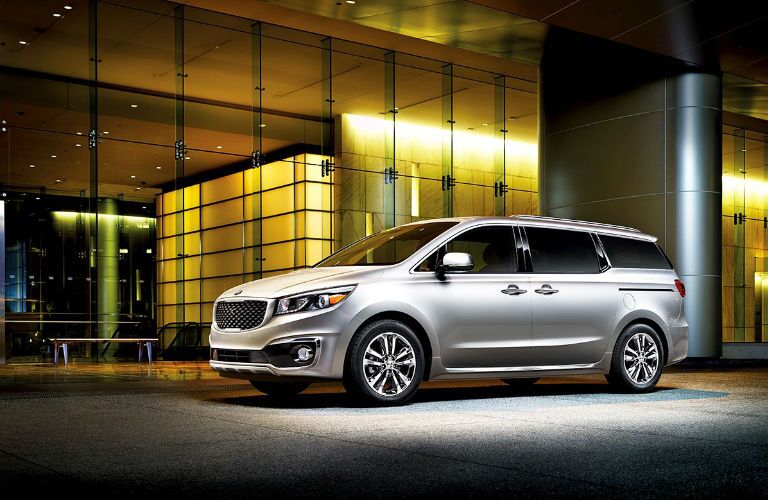 2018 Kia Sedona Silver Coloring Exterior View