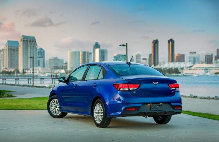 The 2017 Rio has more available trunk space than the 2018 Rio