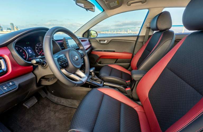 All of the controls in the 2017 Kia Rio are easily reachable for the driver