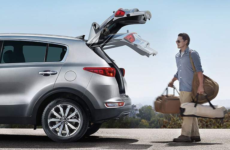 powered rear liftgate of the 2018 Kia Sportage