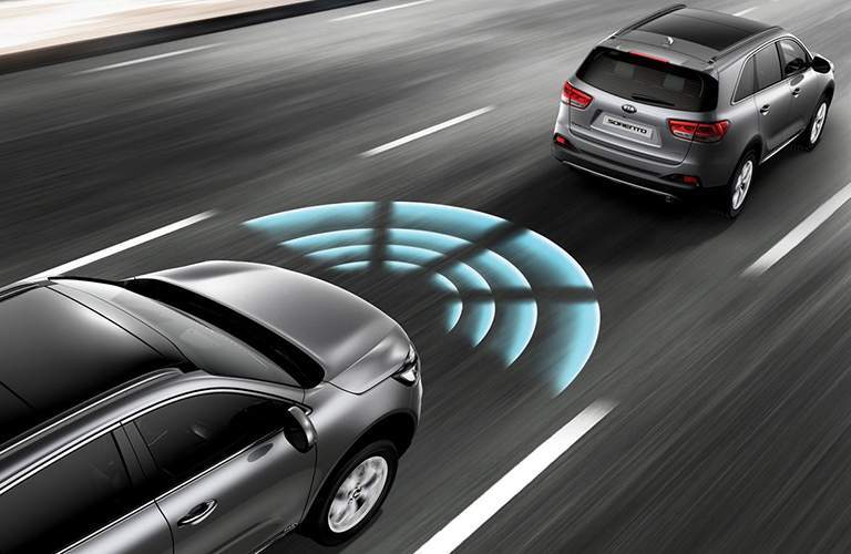 driver assistance radar in use with the 2018 Kia Sorento