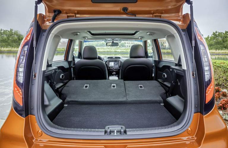 The 2017 Kia Soul offers more cargo space than the 2017 Honda Fit