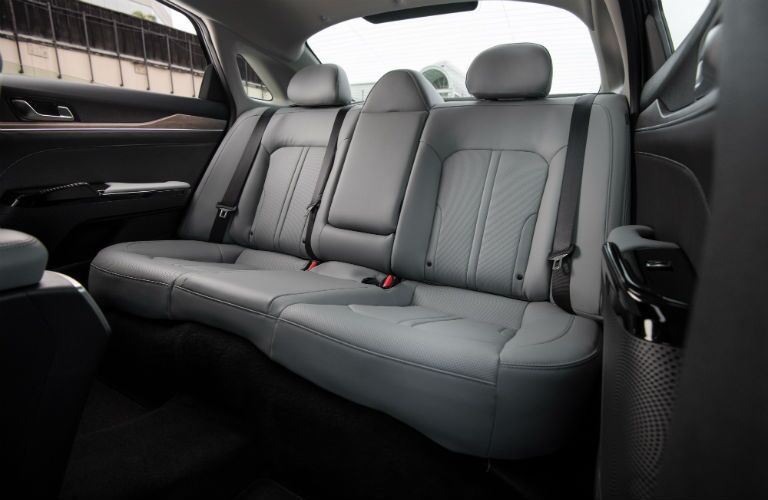 A photo of the rear seats in the 2021 Kia K5.