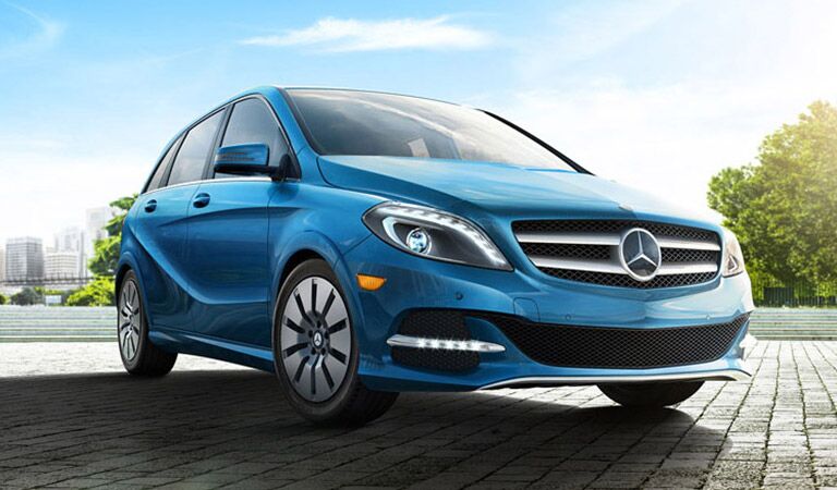 Mercedes-Benz B-Class front and side profile