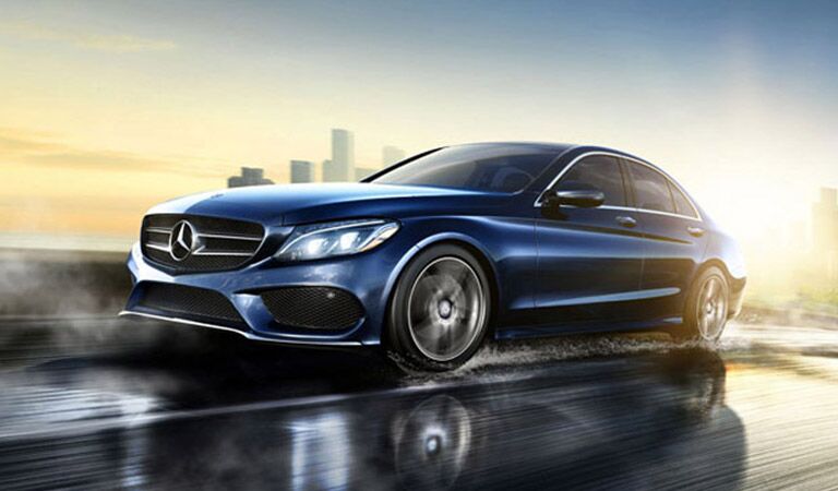 Mercedes-Benz C-Class front and side profile