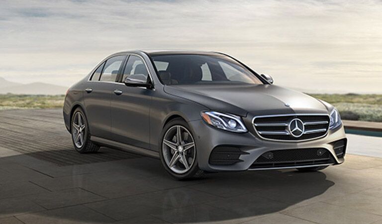 Mercedes-Benz E-Class front and side profile