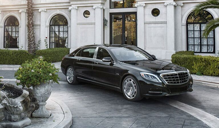 Mercedes-Benz Mayback parked in a driveway