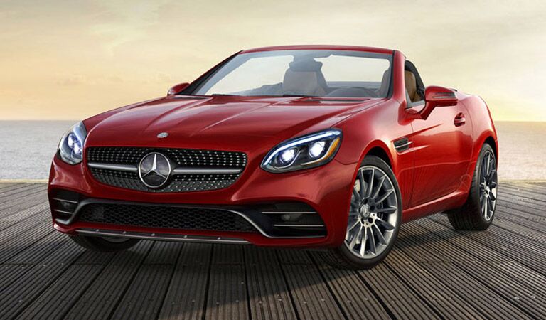 Mercedes-Benz SLC front and side profile