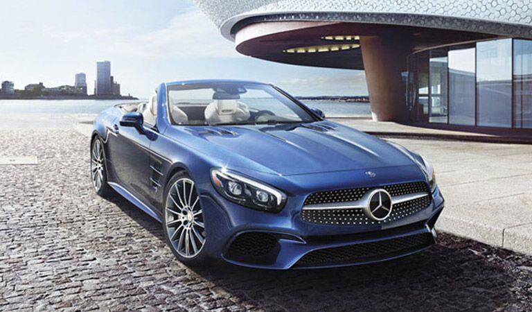 Mercedes-Benz SL front and side profile