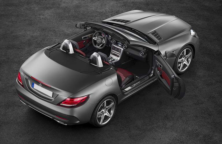 2017 Mercedes-AMG SLC43 side rear exterior top down