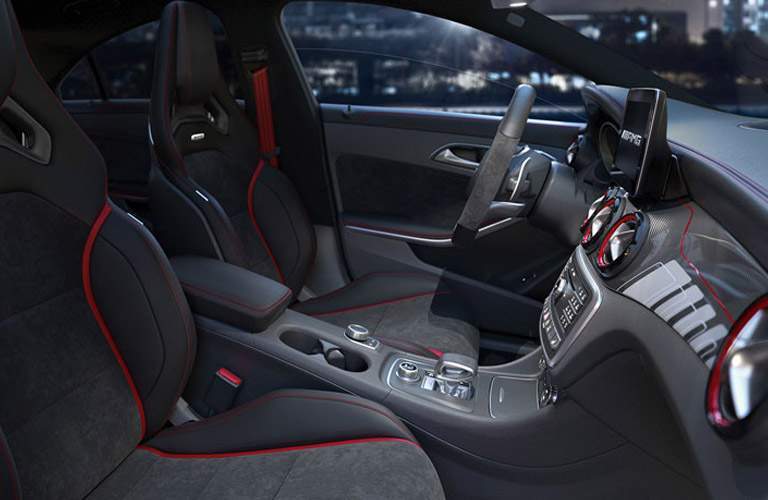 2017 Mercedes-Benz CLA front interior passenger space