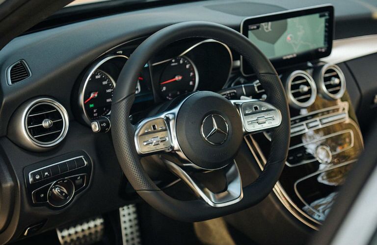 2020 Mercedes-Benz C-Class steering wheel